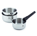 Set de 3 casseroles inox amovible 16/18/20cm - Laguiole "Réactif"