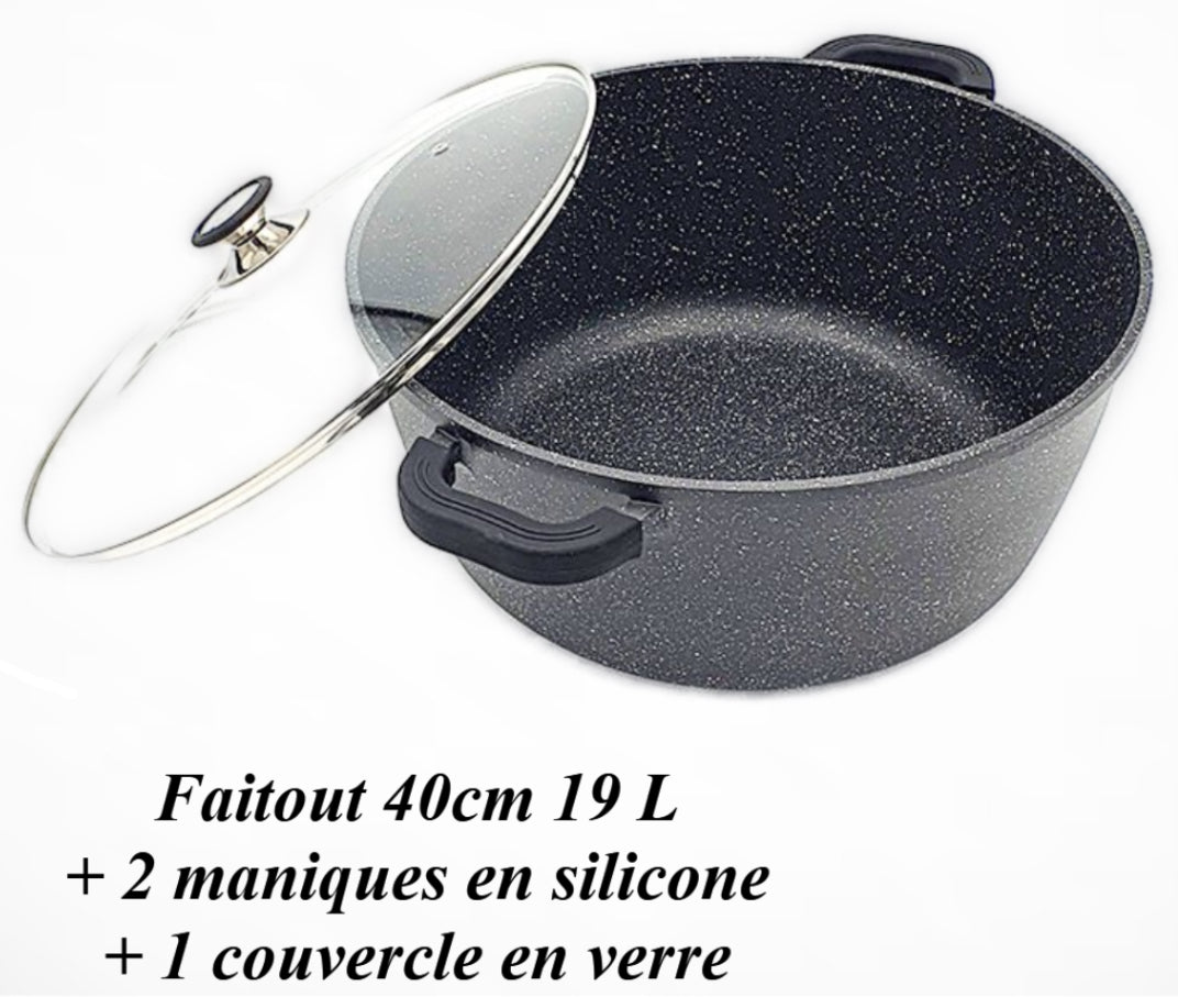 Faitout 40cm - 19 litres - Espace Cuisine Professionnel