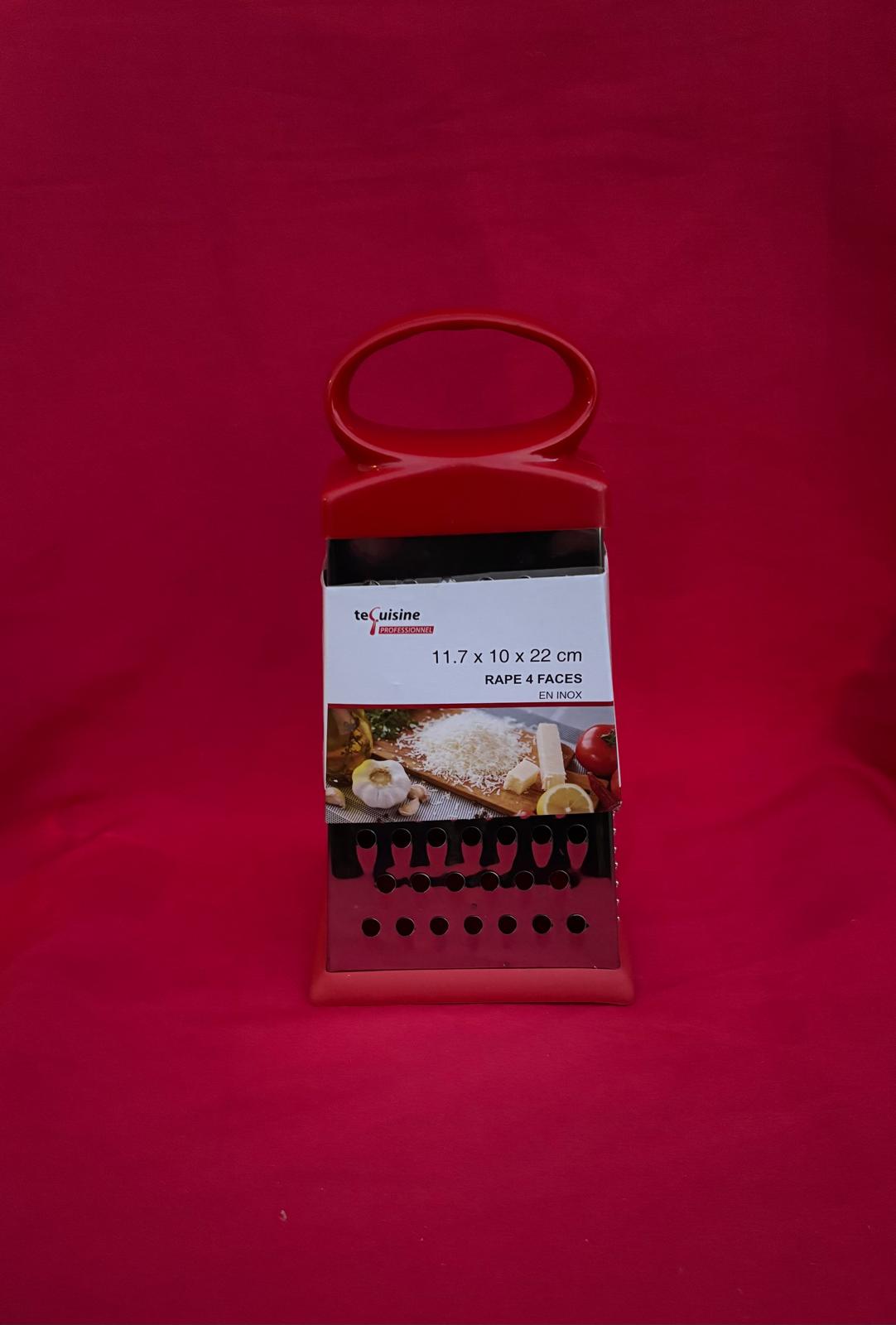 Râpe à Fromage Professionnelle 4 Faces en Inox – TE Cuisine Professionnel