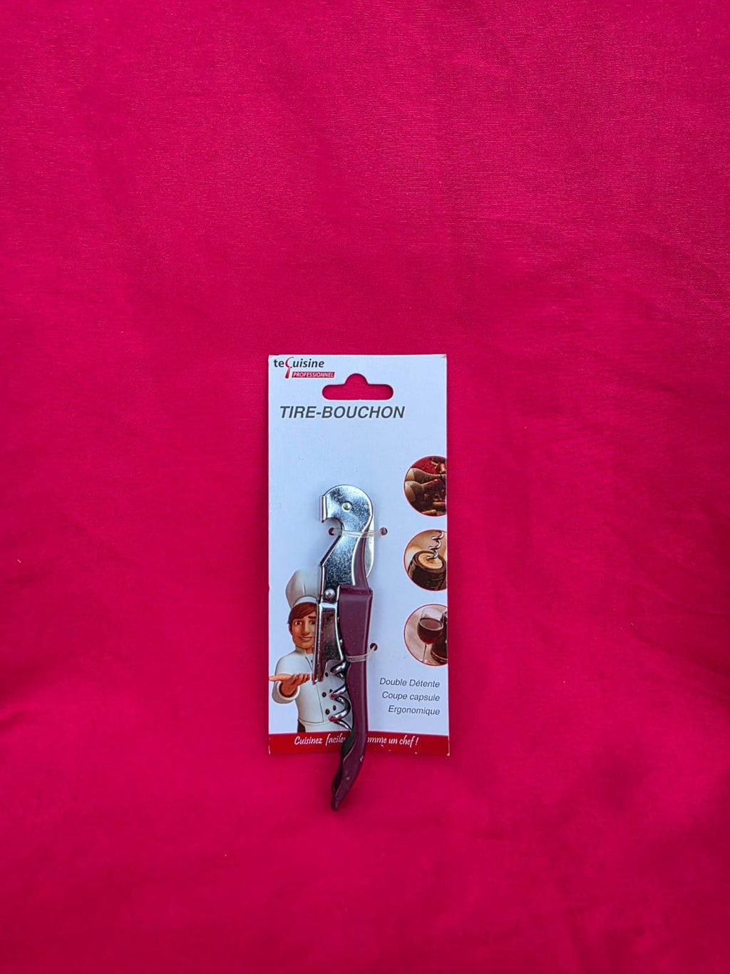 Tire-Bouchon Professionnel avec Coupe-Capsule et Décapsuleur – TE Cuisine Professionnel